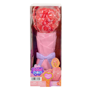 Afbeelding laden in galerijviewer, Barbie petal pop geparfumeerde modepop - roze jurk
