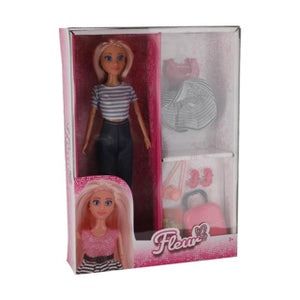 Fleur tienerpop reis set met accesoires | 2 stuks