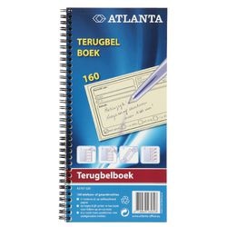 Terugbelboeken a5707-020 7,4x12,5cm zelfkopiërend tweevoud