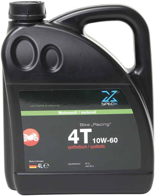 Spec-x motorolie bike 4t racing motor oil 4t 10w-60 raci 4l bike