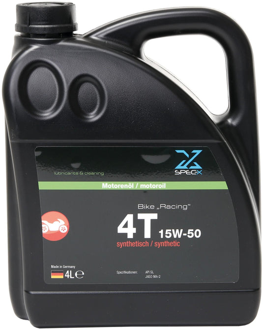 Spec-x motorolie bike 4t racing motor oil 4t 15w-50 raci 4l bike