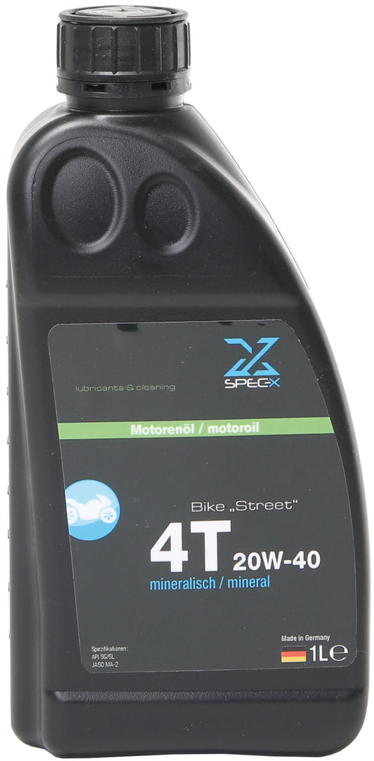 Spec-x motorolie bike 4t street motor oil 4t 20w-40 stre 1l bike
