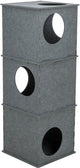 Trixie kattenhuis toren nele vilt grijs
