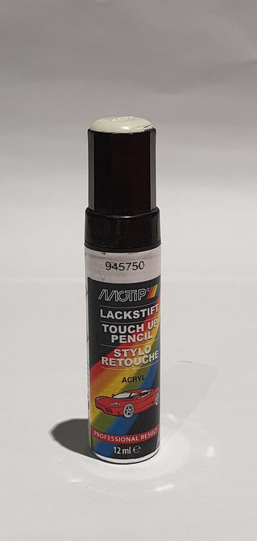 Motip - auto lakstift 945750 - wit - 12 ml - effen