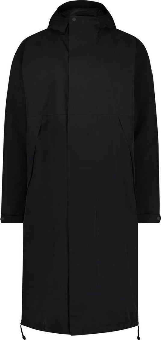 Agu winter city slicker regenjas urban outdoor - zwart - xxl - dames heren
