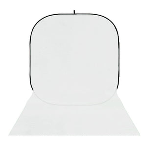 Studioking background board bbt-01-20 wit zwart 400x150 cm