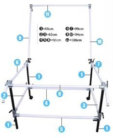 Studioking opnametafel fst-13240 130x240 cm