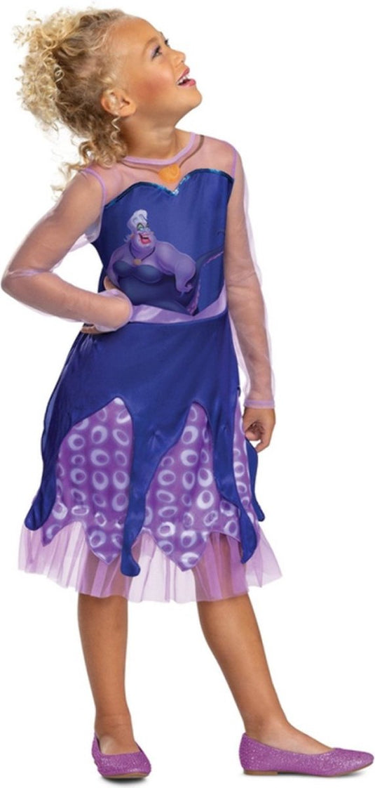 Disguise disney villains, ursula classic jurk kind s (5 - 6)