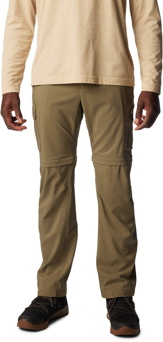 Columbia silver ridge™ utility convertible pant heren outdoorbroek - stone green