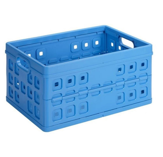 Sunware vouwkrat 46 ltr blauw