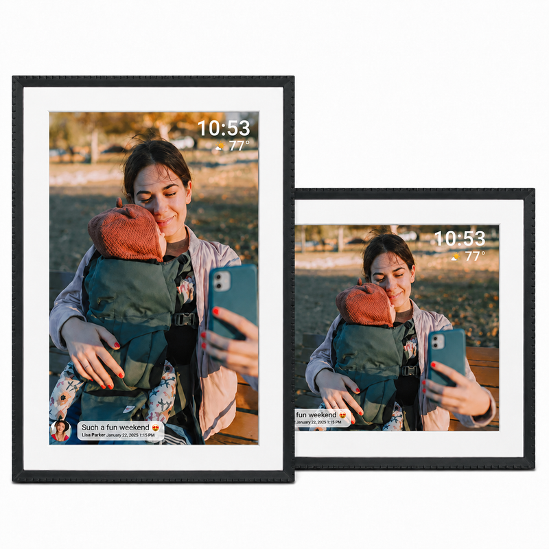Load image into Gallery viewer, Benel frameo digitale fotolijst hf-109t zwart 10.1 inch met frameglow
