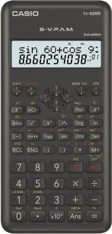 Casio fx-82ms-2 - wetenschappelijke rekenmachine