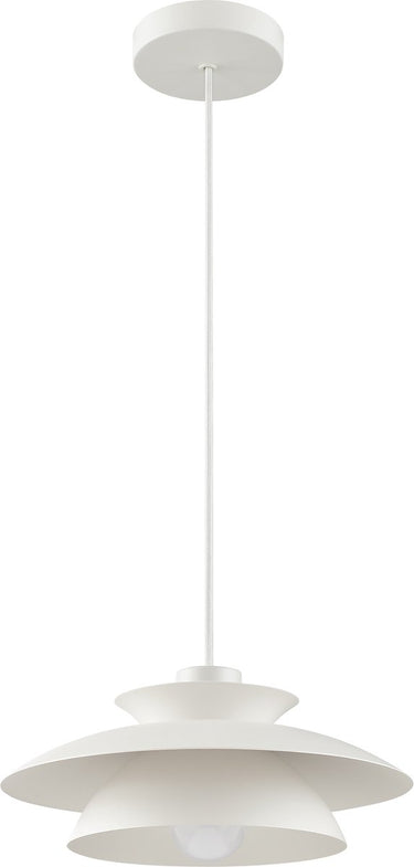 Brilliant appia - hanglamp - e27 max 1x20w - wit