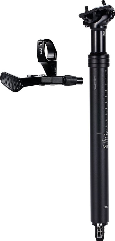 Bbb cycling liftpost verstelbare zadelpen dropper post ø30.9 mm - zadelpen met afstandsbedieningshendel - 518 mm - gecertificeerd voor: ebike, mtb racefiets - bsp-51