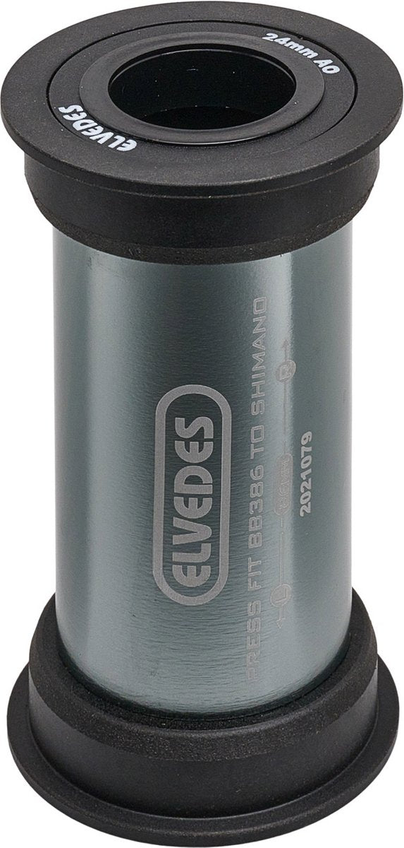 Afbeelding laden in galerijviewer, Elvedes trapas adapter Press Fit BB386 Shimano 24mm
