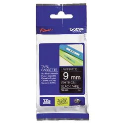 Brother labeltape tze325 9mmx8m wit zwart