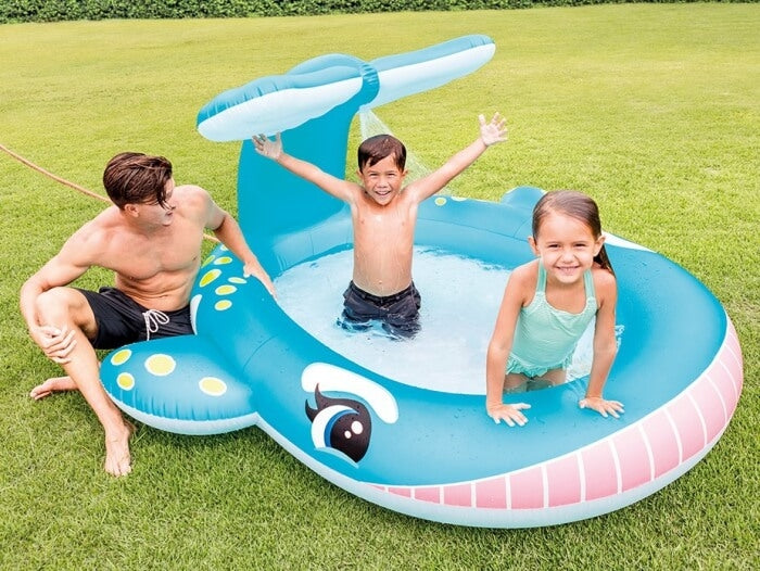 Load image into Gallery viewer, Walvis zwembad met watersproeier
