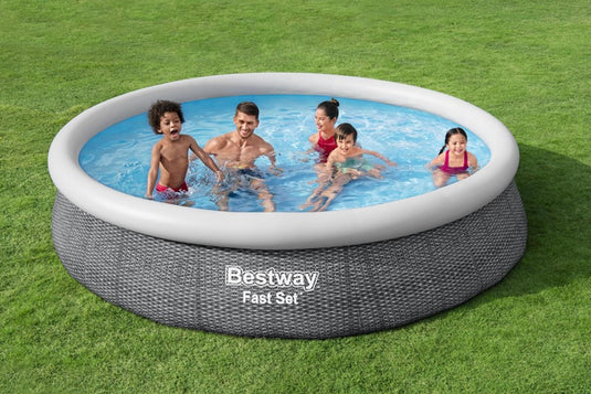 Bestway fastset zwembad 366x76cm m. pomp