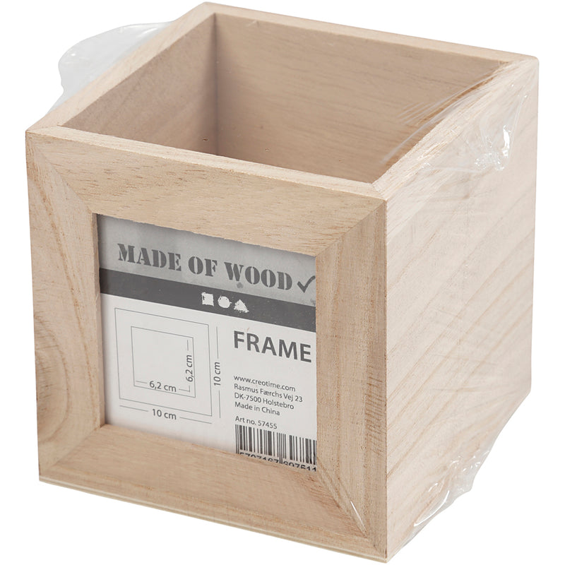 Load image into Gallery viewer, Creativ company https: www.cchobby.nl pennenbakje-afm-10x10x10-cm-gatgrootte-6-2x6-2-cm-1-stuk
