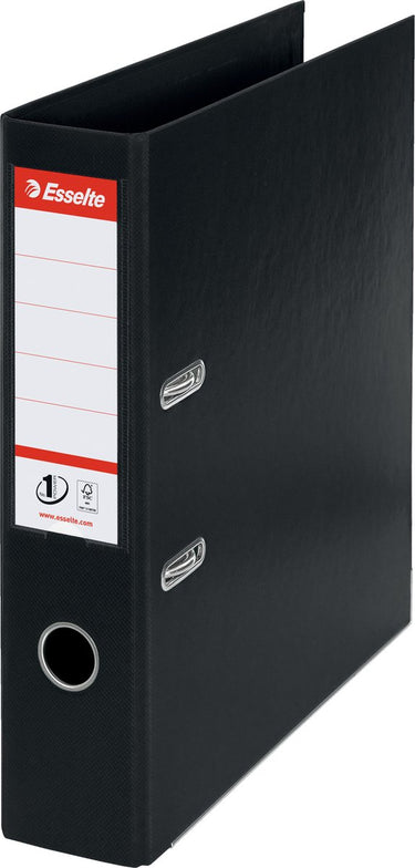 Esselte ordner power nr 1 vivida - a4 formaat - rugbreedte van 75mm - zwart