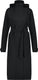 Agu trench coat long regenjas urban outdoor dames - zwart - xl