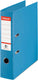 Esselte no.1 kunststof a4 ordner met etikethouder - 2-rings - rugbreedte van 75mm - capaciteit van 500 vel - lichtblauw