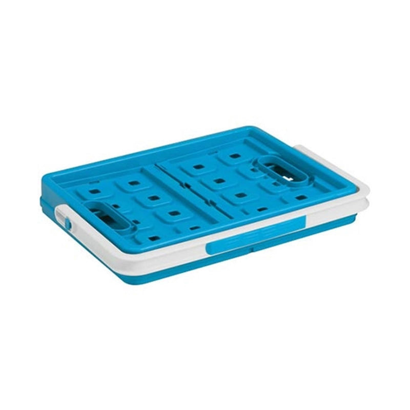 Load image into Gallery viewer, Sunware vouwkrat 24 ltr blauw wit
