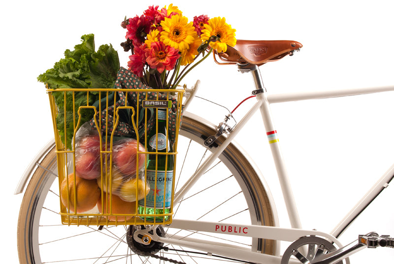 Load image into Gallery viewer, Basil Bottle basket - fietsmand - achterop -zwart
