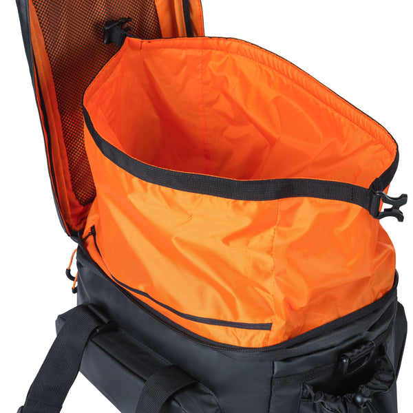 Basil Miles Tarpaulin trunkbag XL Pro MIK 9-36L zwart oranje