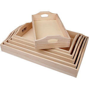 Creotime dienbladen, 6 stuks, keizerin boom
