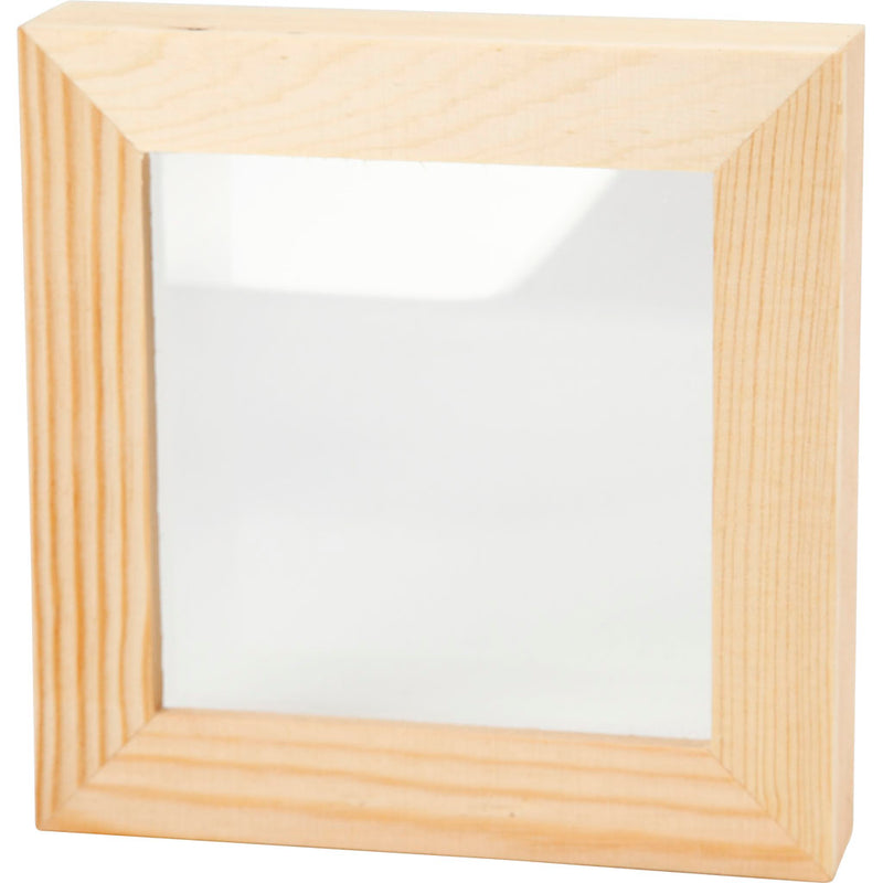 Load image into Gallery viewer, Https: www.cchobby.nl 3d-lijst-met-glas-d-2-5-cm-afm-12-3x12-3-cm-1-stuk
