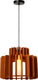 Lucide rollo - hanglamp - 1xe27 - terracotta - japandi