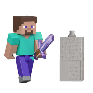 Afbeelding laden in galerijviewer, Mattel minecraft action figure steve 8 cm action figuur
