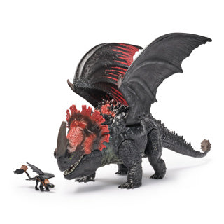 Load image into Gallery viewer, How to train your dragon red death chomping rampage playset

