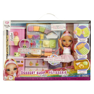 Mga rainbow high pop kleine dessertwinkel met kandy speelset