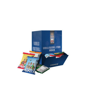 Minix football stars blind box wereld sterren 7 cm assorti | 18 stuks