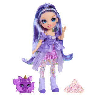 Mga entertainment rainbow high rainbow shimmers with slime fashion doll skyler (blue)