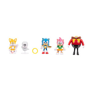 Sonic figuur 6,5 cm wave 19 assorti | 4 stuks