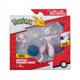 Load image into Gallery viewer, Jazwares pokémon battle figuren mew en mewtwo
