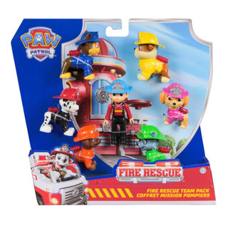 Load image into Gallery viewer, Paw patrol fire rescue 7 figures gift pack
