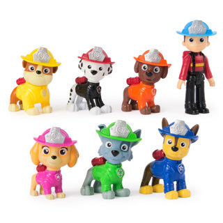 Load image into Gallery viewer, Paw patrol fire rescue 7 figures gift pack
