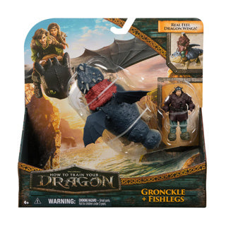 Load image into Gallery viewer, How to train your dragon dragon and viking fishlegs | 2 stuks
