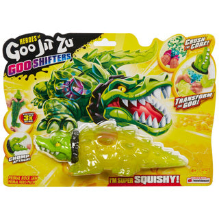 Goo jit zu heroes of primal rock jaw – stretch primal figuur met color change core