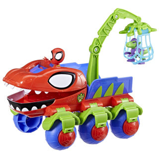 Load image into Gallery viewer, Spidey and friends dino webs team vehicle
