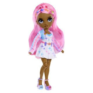 Rainbow high air brush create fashion doll grey eyes