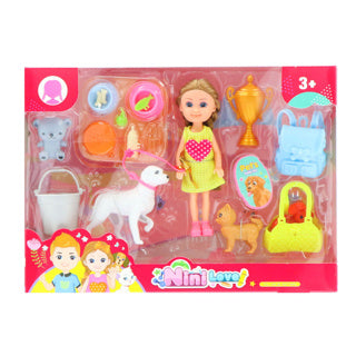 Load image into Gallery viewer, No brand pop set met accessoires 2 assorti | 6 stuks
