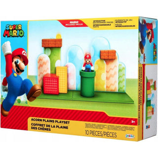 Nintendo jakks pacific 85991-pkr1 super mario mockup acorn speel set - speelfiguren
