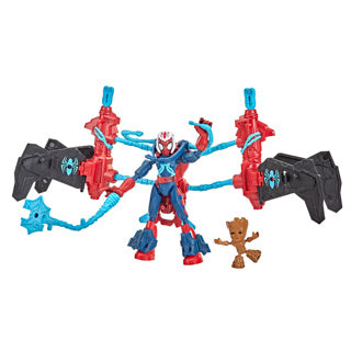 Load image into Gallery viewer, Hasbro spiderman bend n flex space mission flex jet
