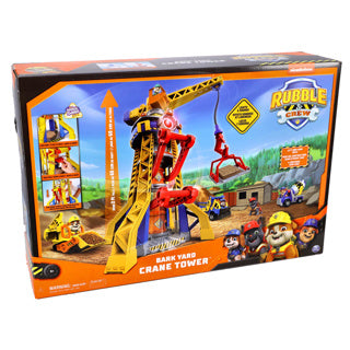 Spinmaster rubble crew bark yard crane tower