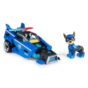 Paw patrol mighty movie vehicles chase